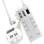 BESTEK 8-Outlet 5.9ft Home/Office Surge Protector