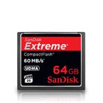 SanDisk 64 GB Extreme CompactFlash Memory Cards (60mb/s)