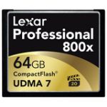Lexar 64GB CompactFlash Memory Card Professional 800x