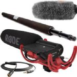 Rode VideoMic & Micro Boompole Kit with Custom Windbuster